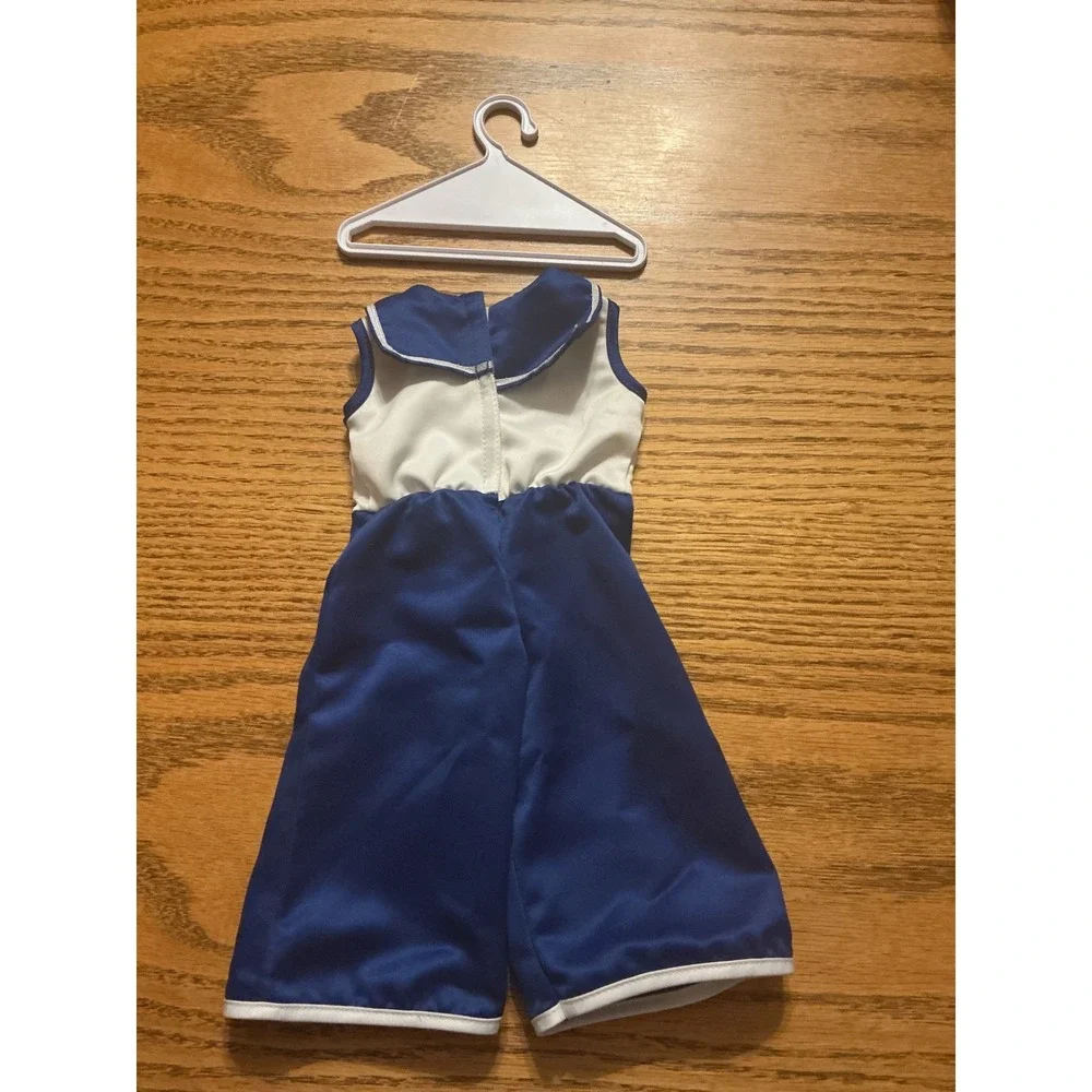 American Girl Doll Kit Sailor Nautical Beach Pajama Outfit with Hanger